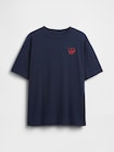 オーバーサイズ GAPハートロゴTシャツ-4