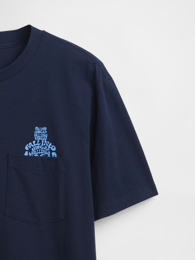 エブリディ ソフト リラックスフィット ブラナンベア ポケットTシャツ-3