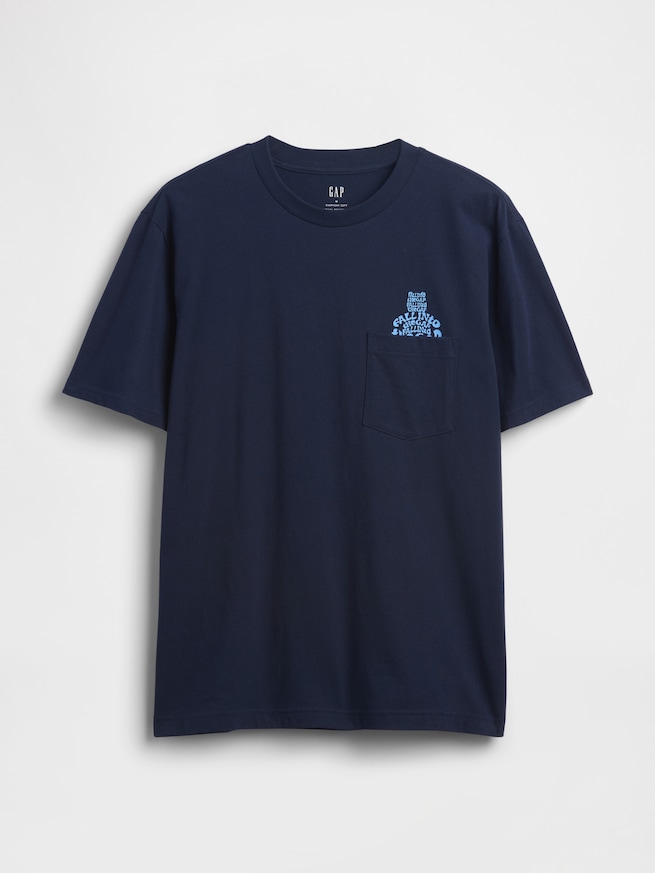 エブリディ ソフト リラックスフィット ブラナンベア ポケットTシャツ-4