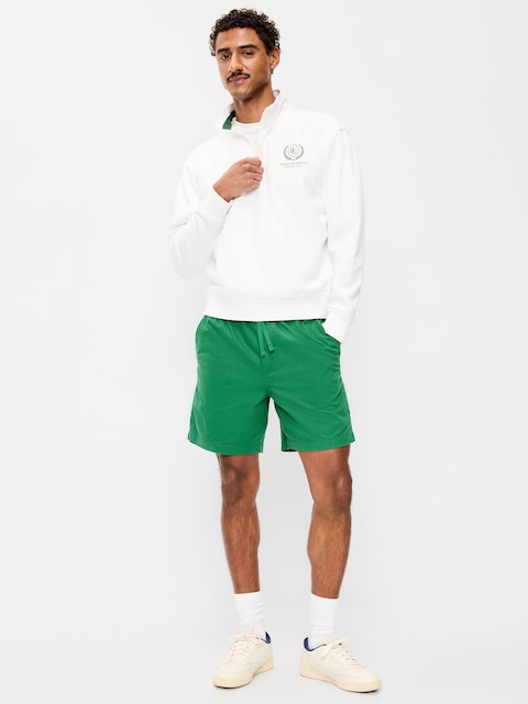 Twill Jogger Shorts -- 7-inch inseam