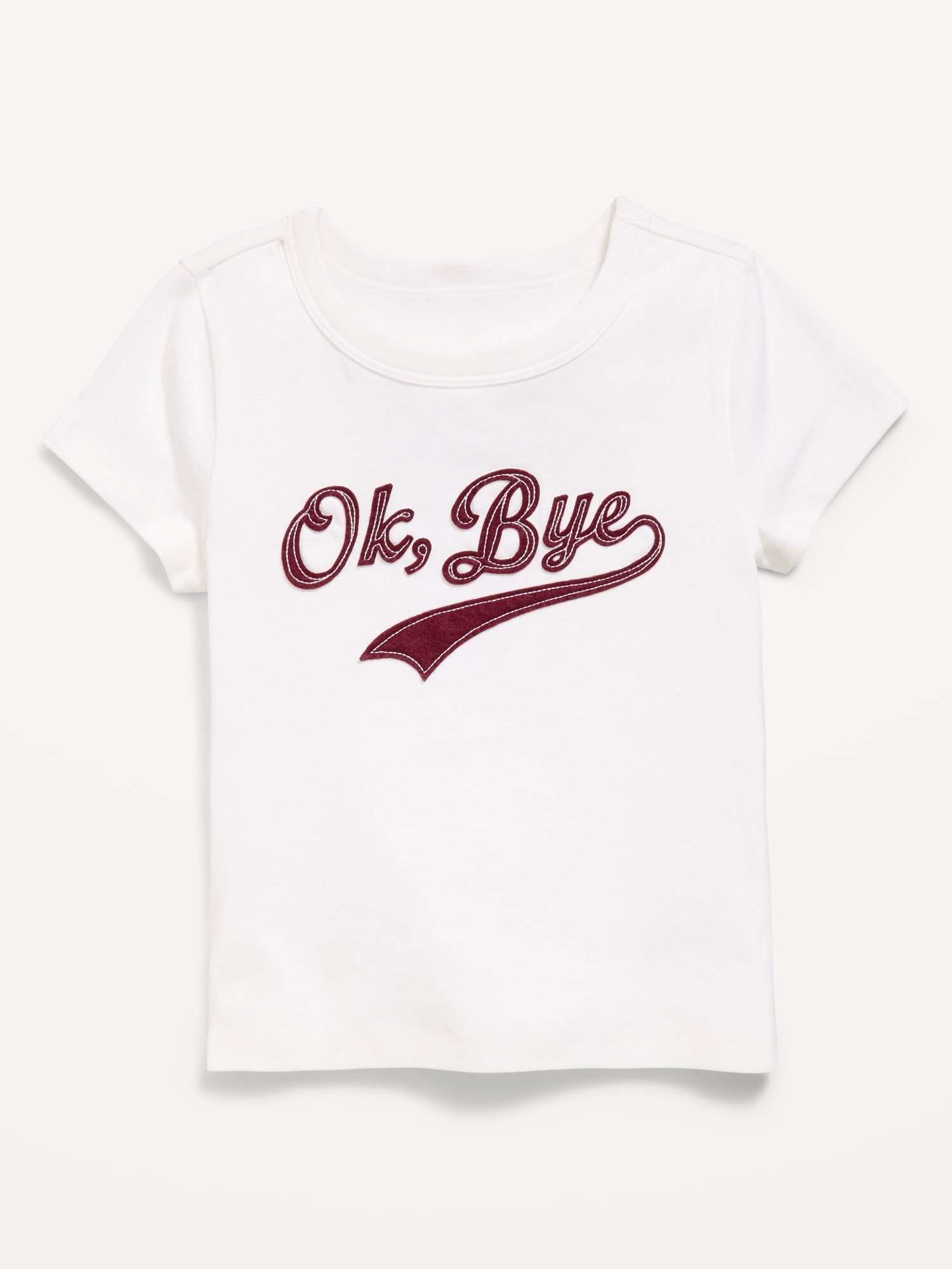 Fitted Short-Sleeve T-Shirt for Girls