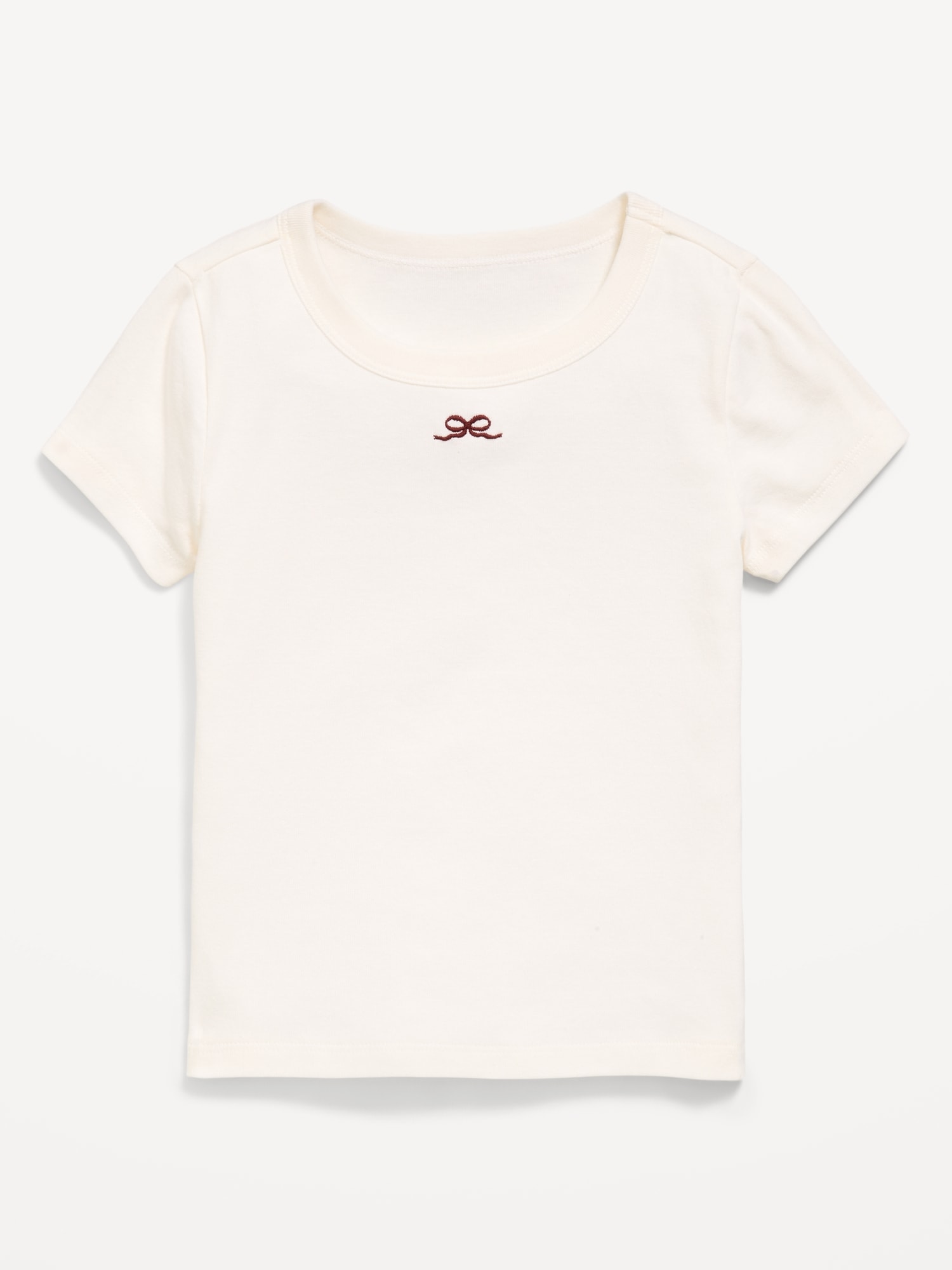 Fitted Short-Sleeve T-Shirt for Girls