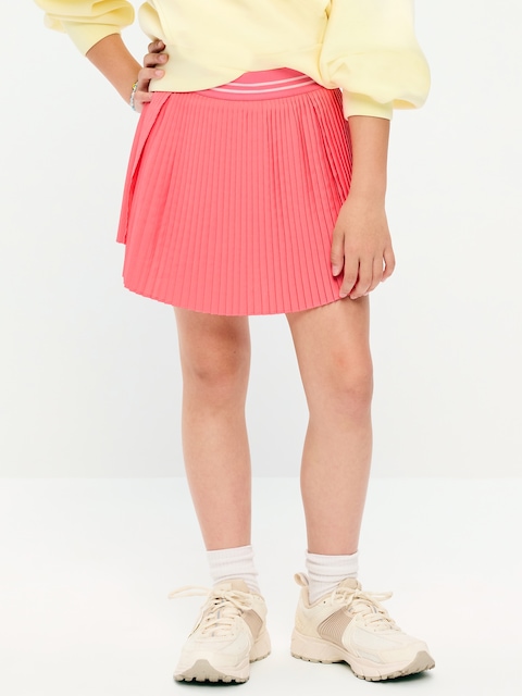 JUPE-SHORT À PLIS FINS ET À TAILLE HAUTE POUR FILLE