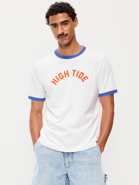 Graphic Ringer T-Shirt