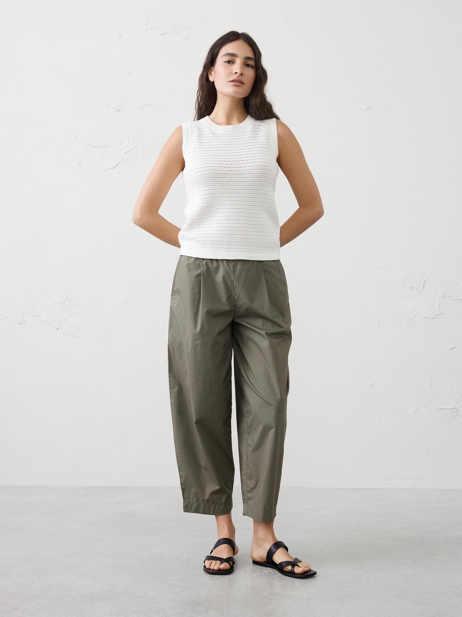 Textured Sweater Shell