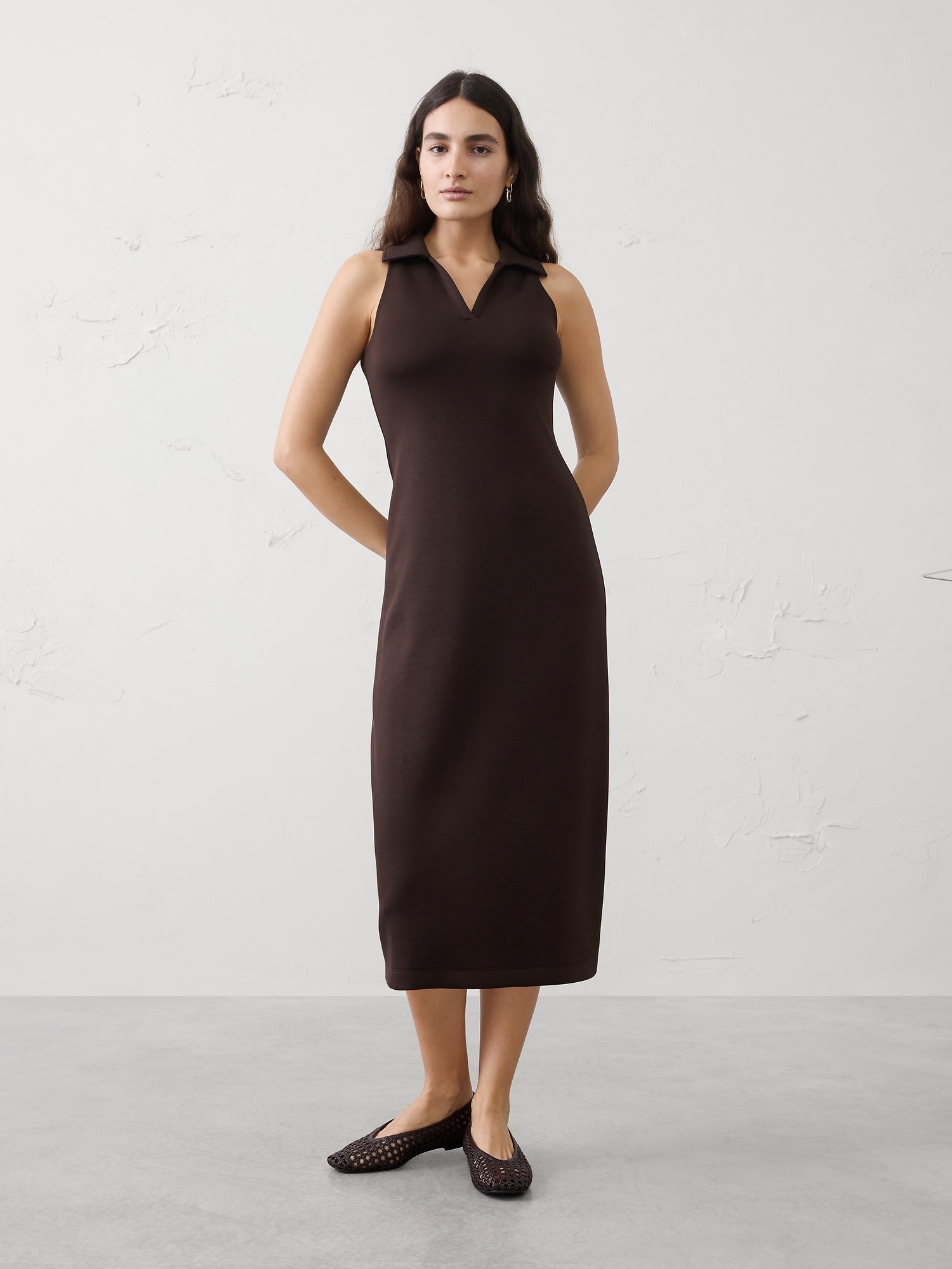 Soft Touch Halter Midi Dress