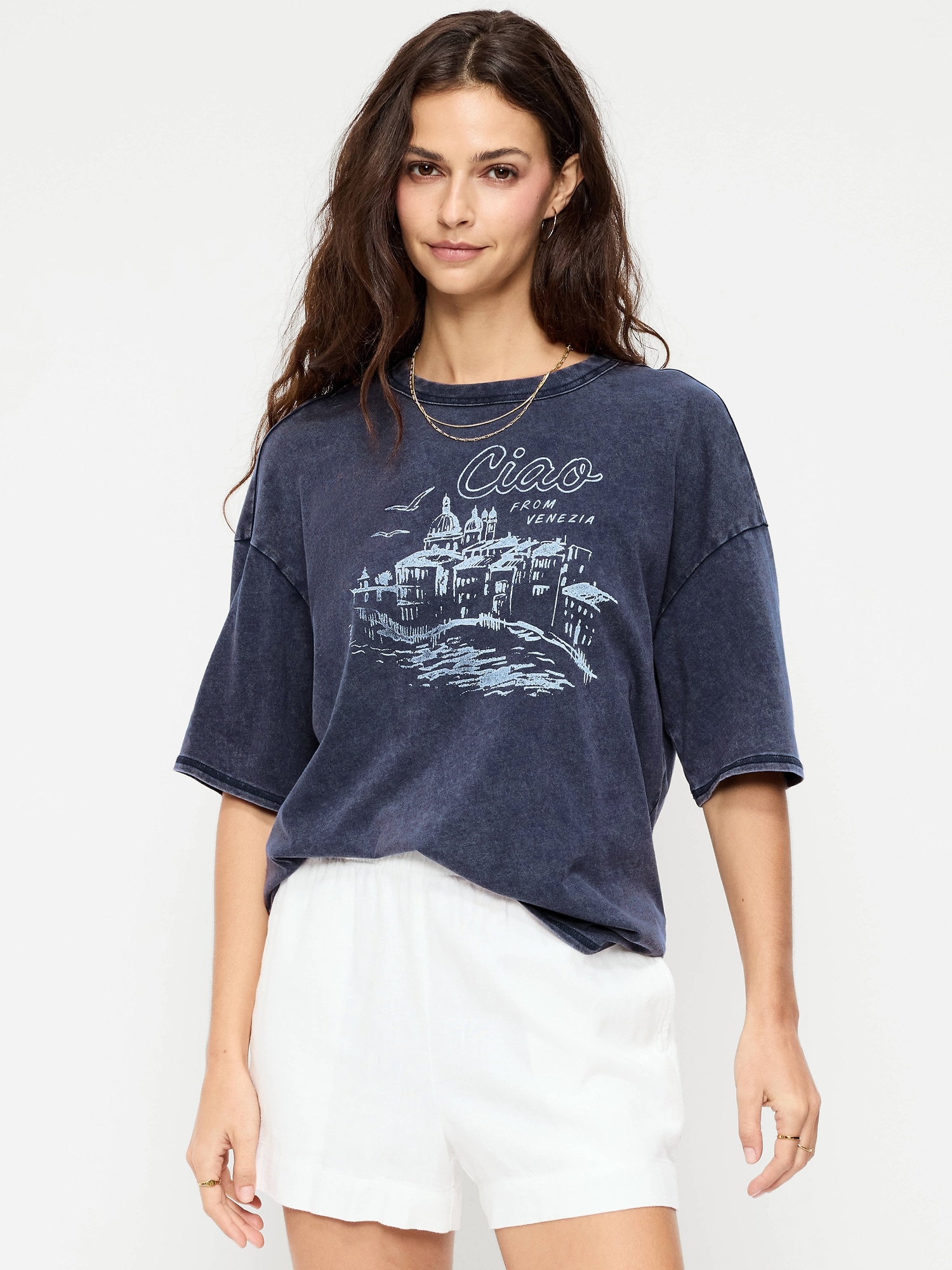 Short-Sleeve Loose Graphic T-Shirt
