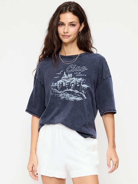 Short-Sleeve Loose Graphic T-Shirt