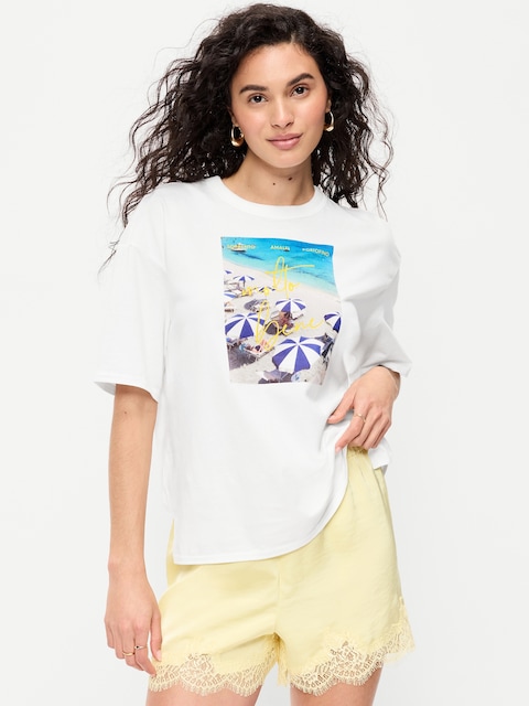Short-Sleeve Loose Graphic T-Shirt