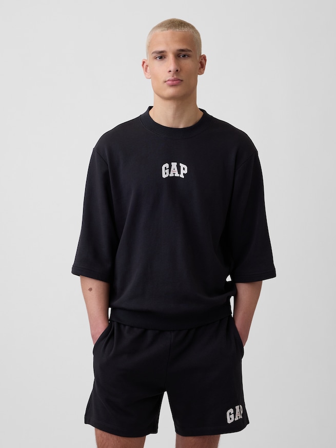 オーバーサイズ GAPロゴ フレンチテリーTシャツ-1