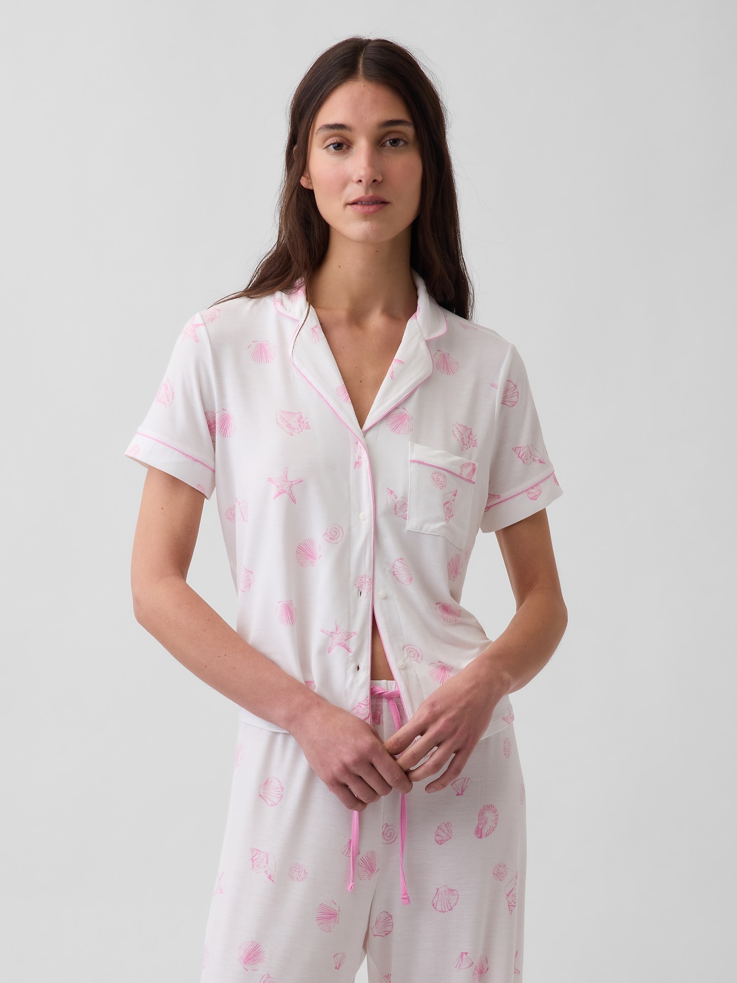 HAUT DE PYJAMA EN MODAL