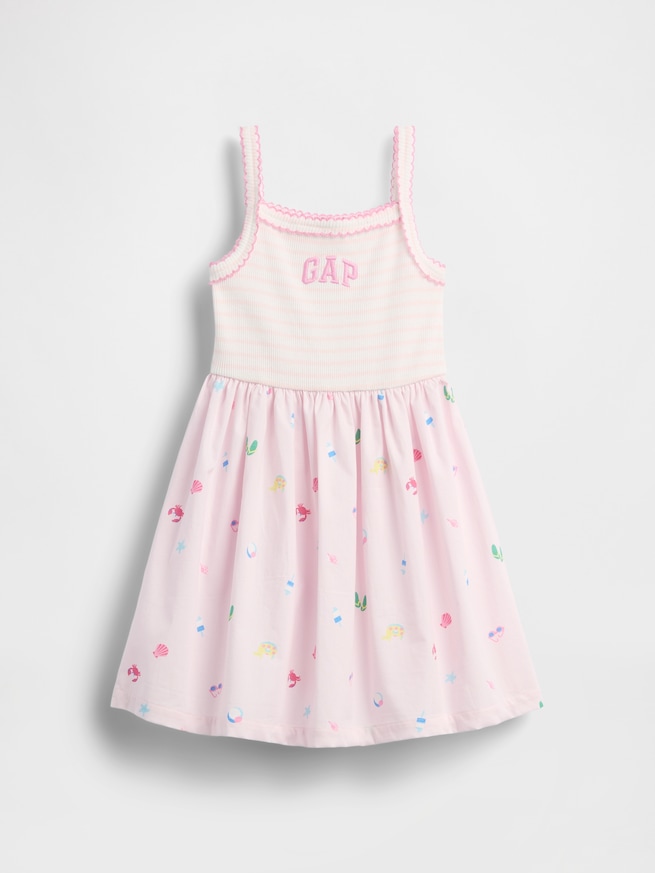 ミックスメディア エプロンワンピース (幼児・ベビー)-1