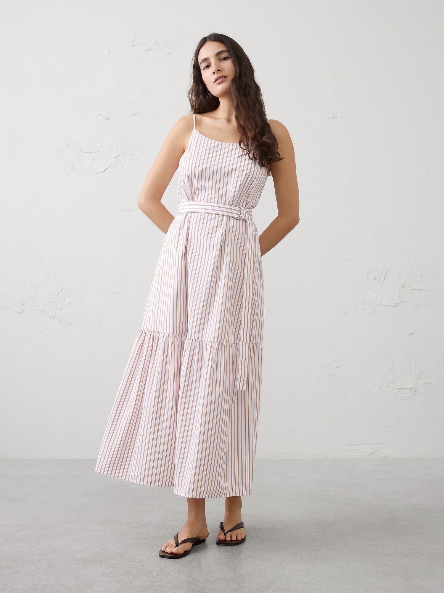 Strappy Tiered Maxi Dress