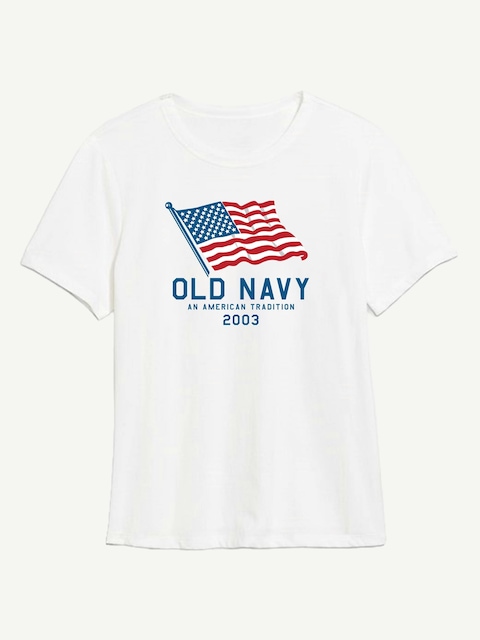 Heirtage 2003 Flag Graphic T-Shirt For Women