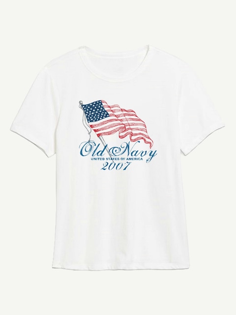 Heritage 2007 Flag Graphic T-Shirt For Women