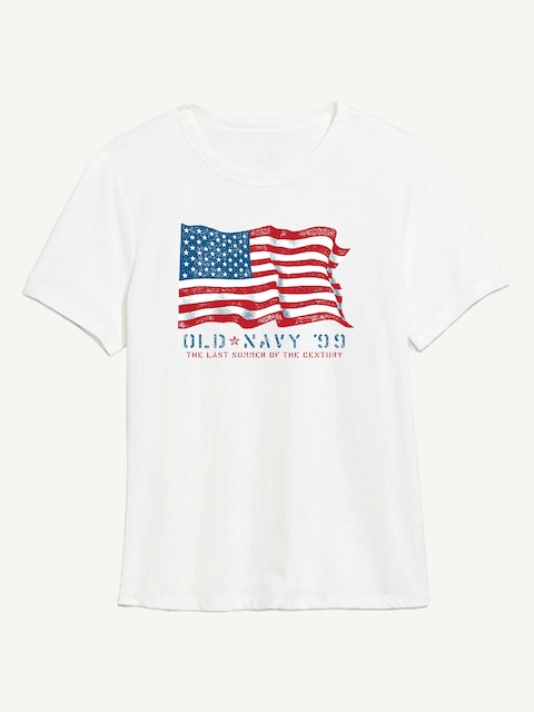 Heritage 1999 Flag Graphic T-Shirt For Women