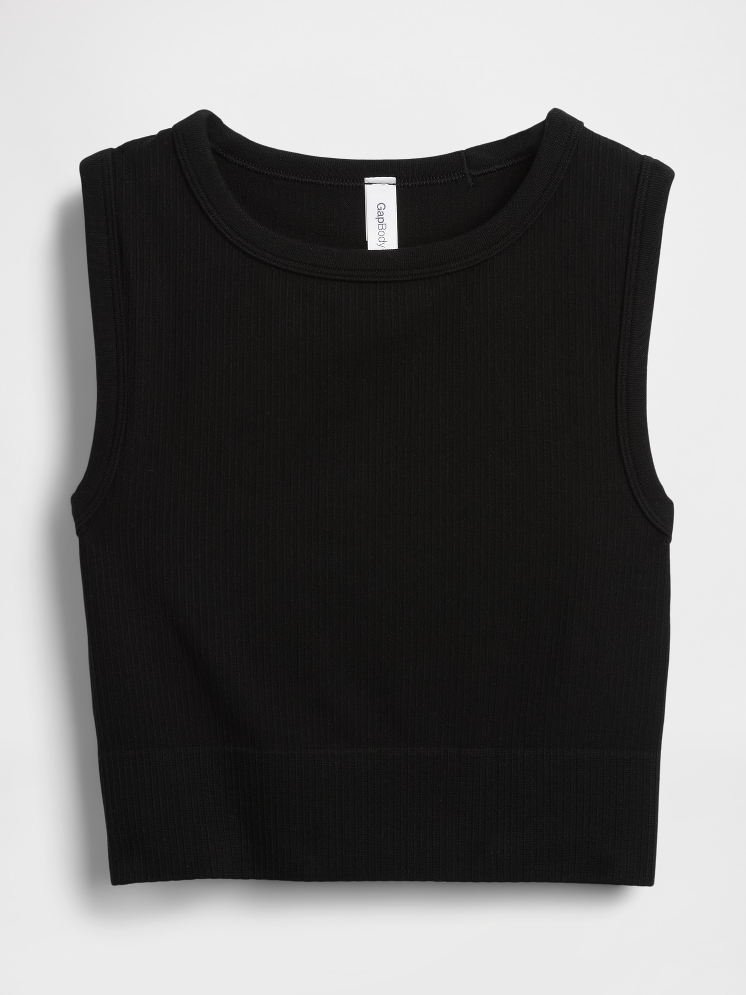 Seamless Rib Crop Tank Top