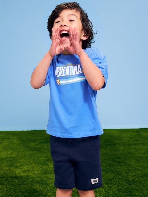 T-SHIRT SURDIMENSIONNÉ À IMPRIMÉ COUPE DU MONDE DE LA FIFA 26™, ARGENTINE UNISEXE POUR TOUT-PETIT