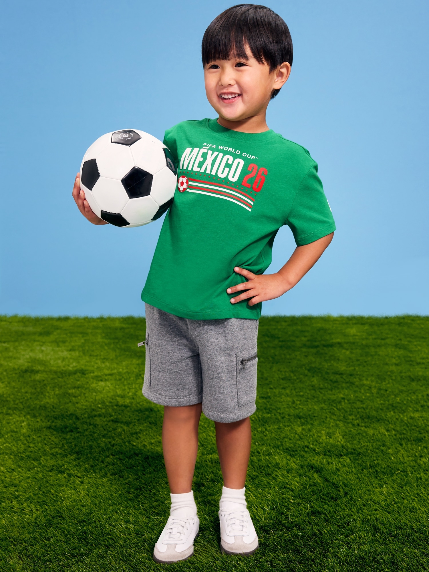 FIFA World Cup 26™ Mexico Oversized Unisex Graphic T-Shirt for Toddler
