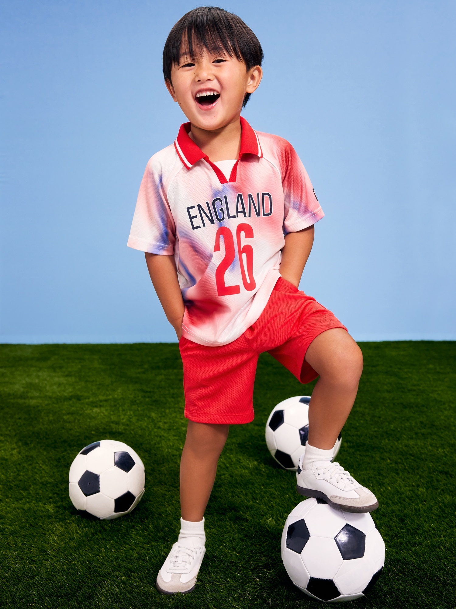 FIFA World Cup 26™ England Unisex Lifestyle Collared Jersey T-Shirt for Toddler