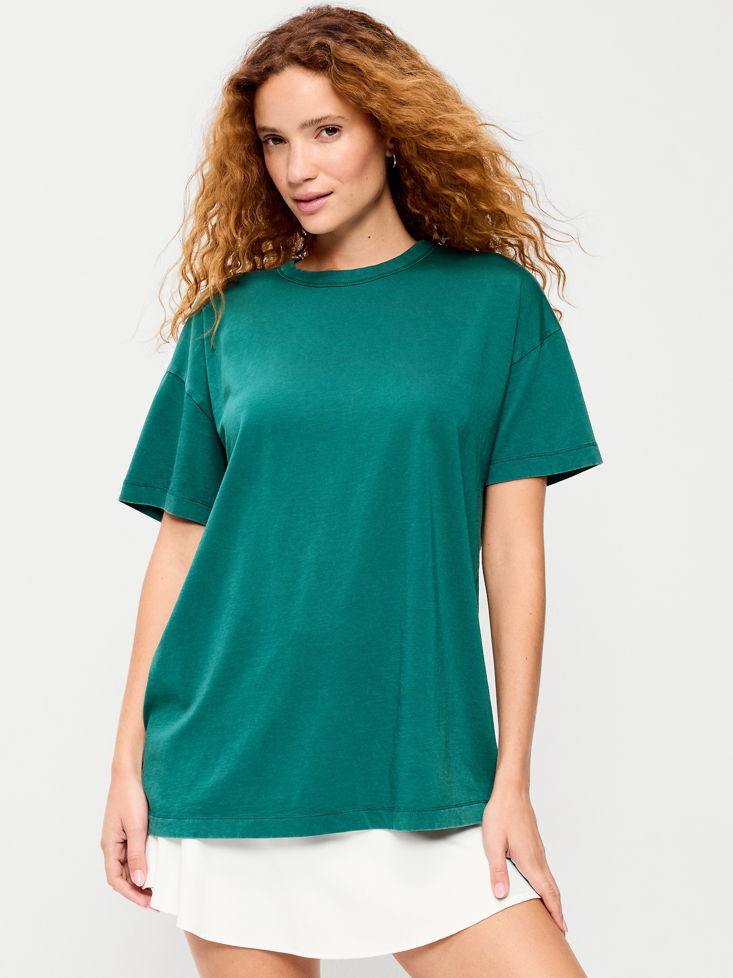 T-SHIRT LONG PASSE-PARTOUT SURDIMENSIONNÉ