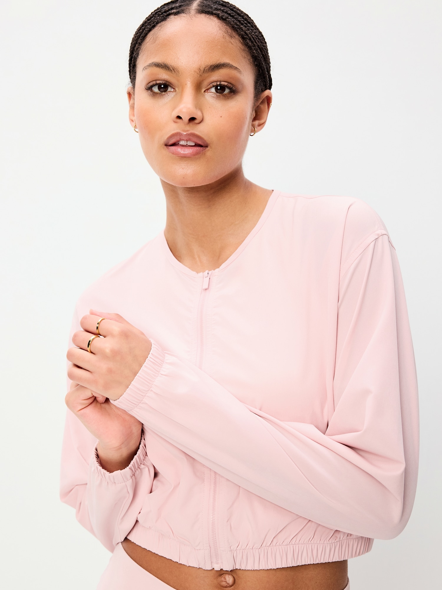 ARCHIVIO ジップアップジャケット ピンク/ネイビー/オレンジ Zip Jackets | Old Navy