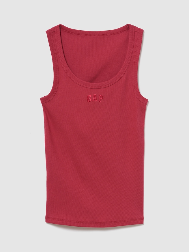 リブ GAPロゴ タンクトップ-0