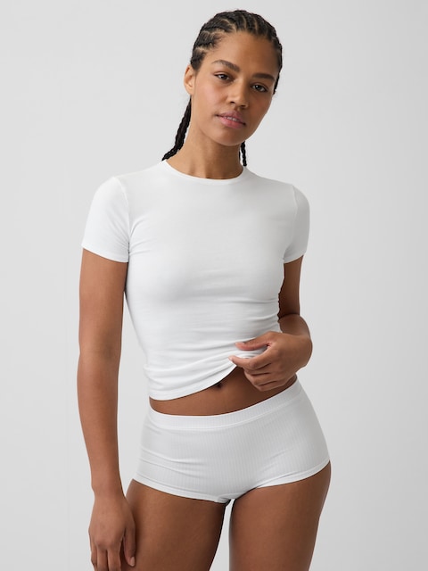 SHORT COURT SANS COUTURES