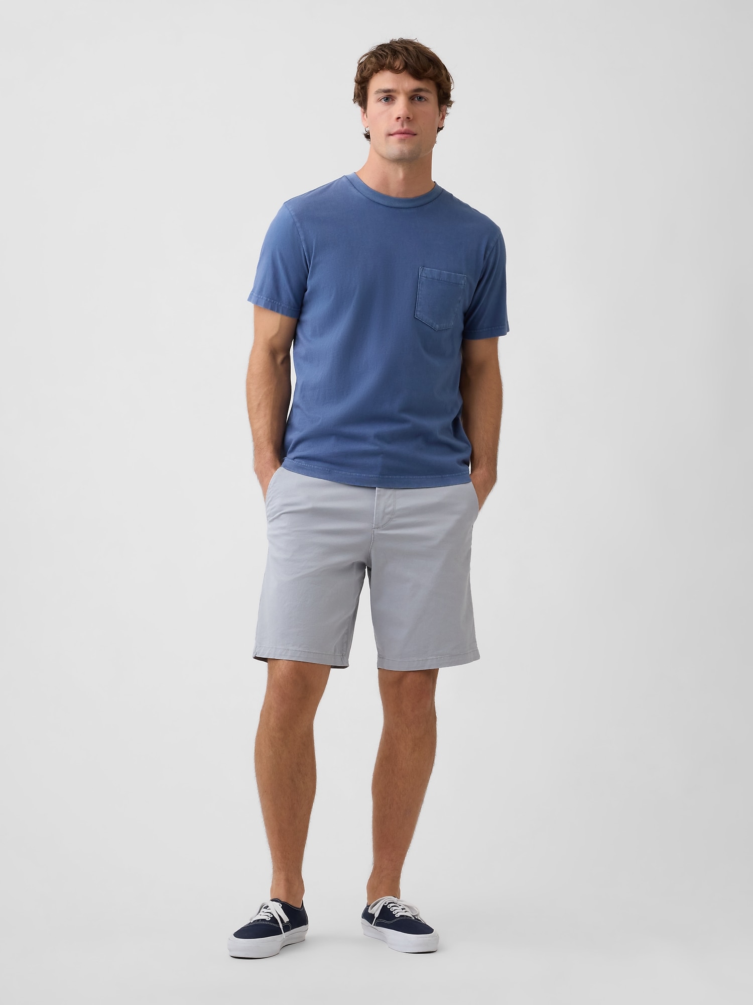 9" Essential Khaki Shorts