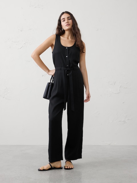 COMBINAISON EN TENCEL À TAILLE CINTRÉE