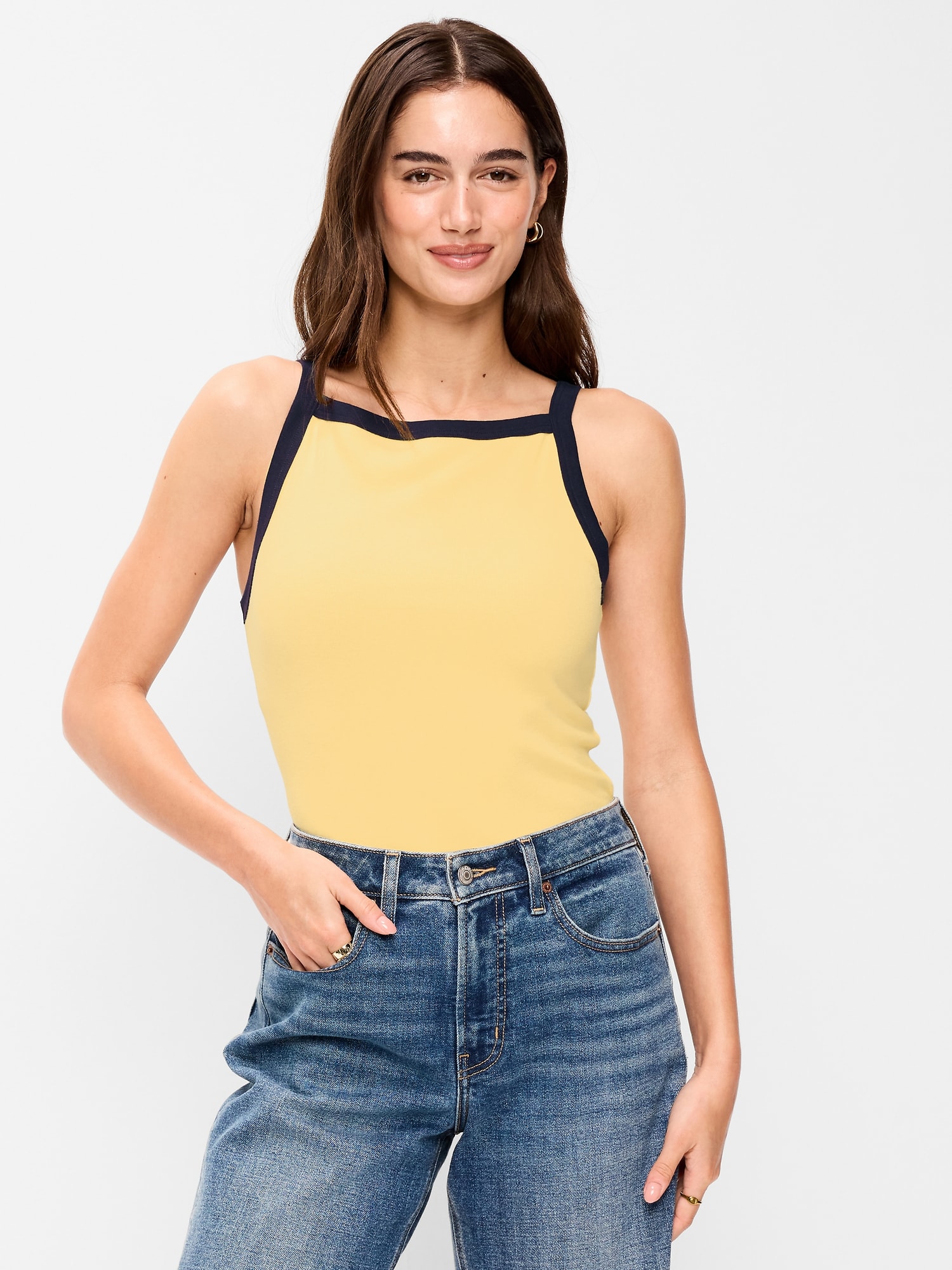 Women's Ribbed Mock Neck Tops | Old Navy