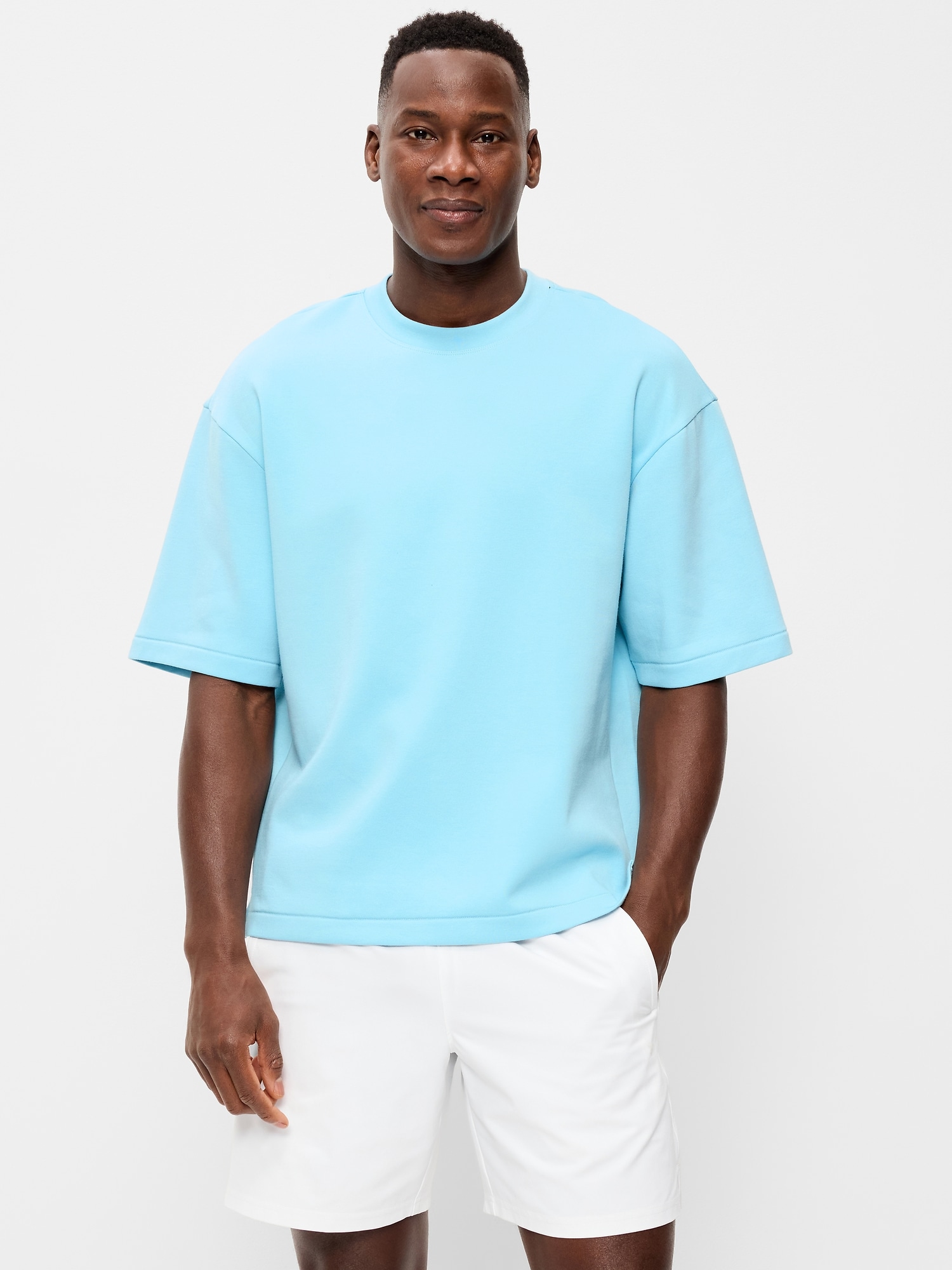 T-SHIRT EN MOLLETON DYNAMIQUE