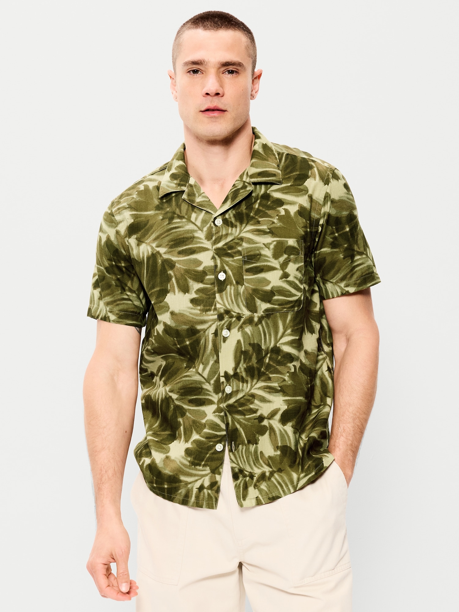 CHEMISE DE VACANCES À MANCHES COURTES