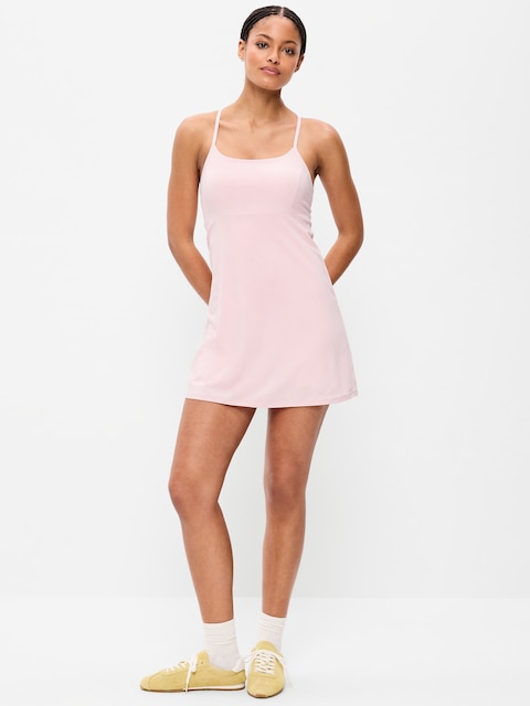 ROBE DE TENNIS TISSÉE EXTENSIBLE À DOS NAGEUR