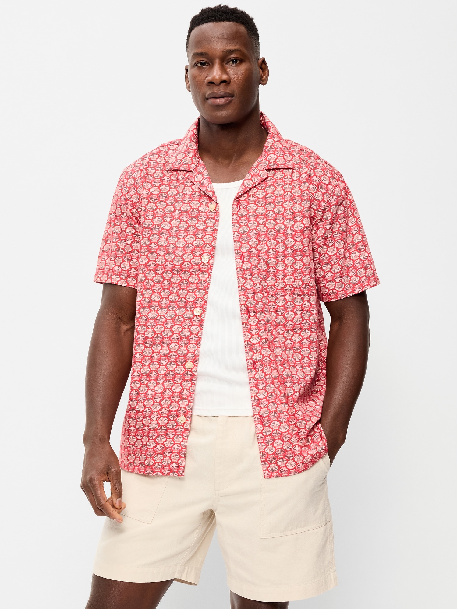 CHEMISE DE VACANCES À MANCHES COURTES