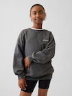 Gap &times; ディズニー ヴィンテージソフト オーバーサイズ スウェットシャツ (キッズ)-0