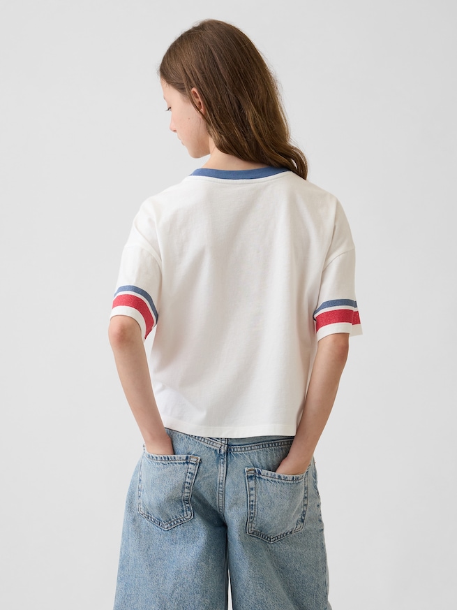 オーバーサイズ グラフィックTシャツ (キッズ)-2