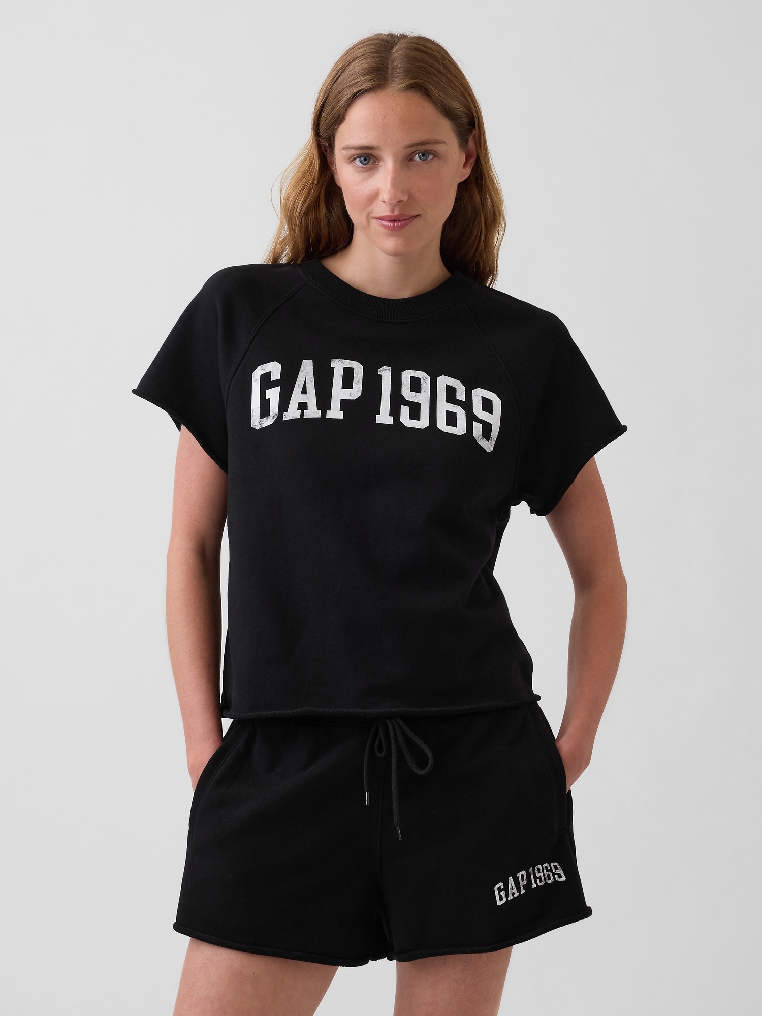 リラックスフィット フレンチテリー グラフィック Tシャツ-0