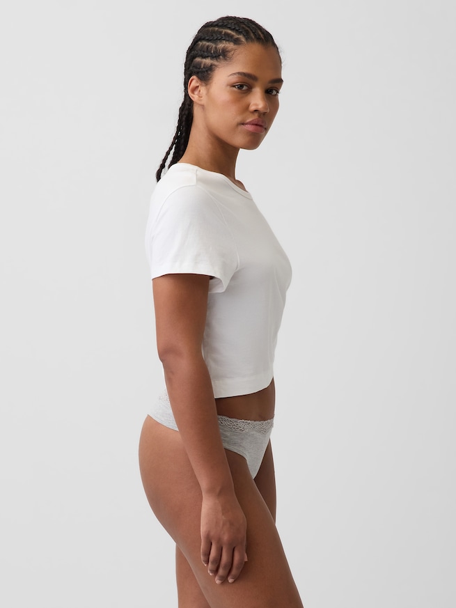 オーガニック ストレッチ コットン レーストリミング ソング-1