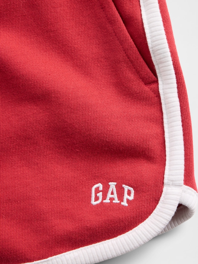 フレンチテリー GAPロゴ ドルフィン ショートパンツ-4