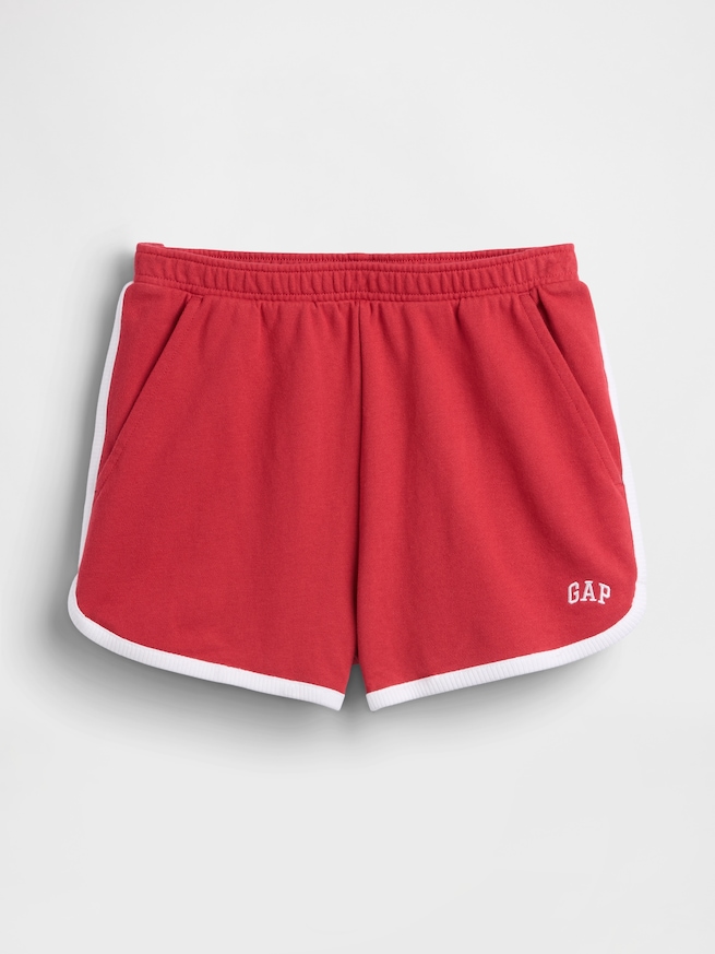フレンチテリー GAPロゴ ドルフィン ショートパンツ-5
