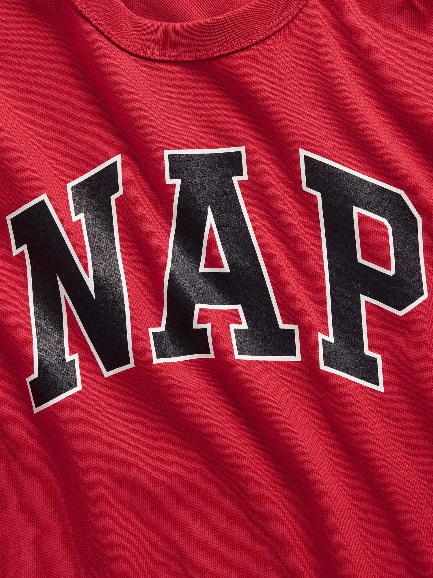 NAPロゴ オーバーサイズ パジャマTシャツ-3