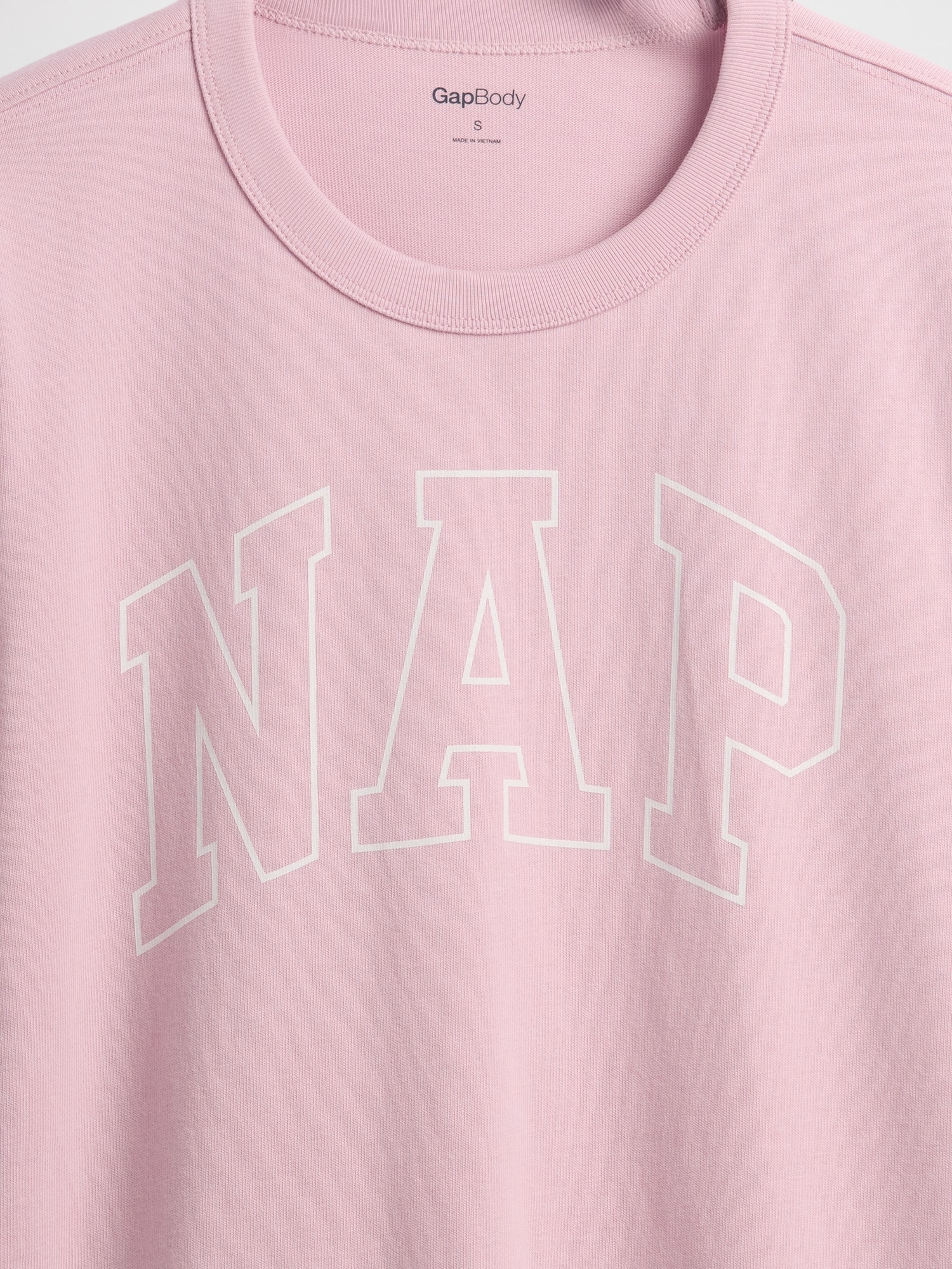 NAPロゴ オーバーサイズ パジャマTシャツ-3