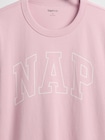 NAPロゴ オーバーサイズ パジャマTシャツ-3