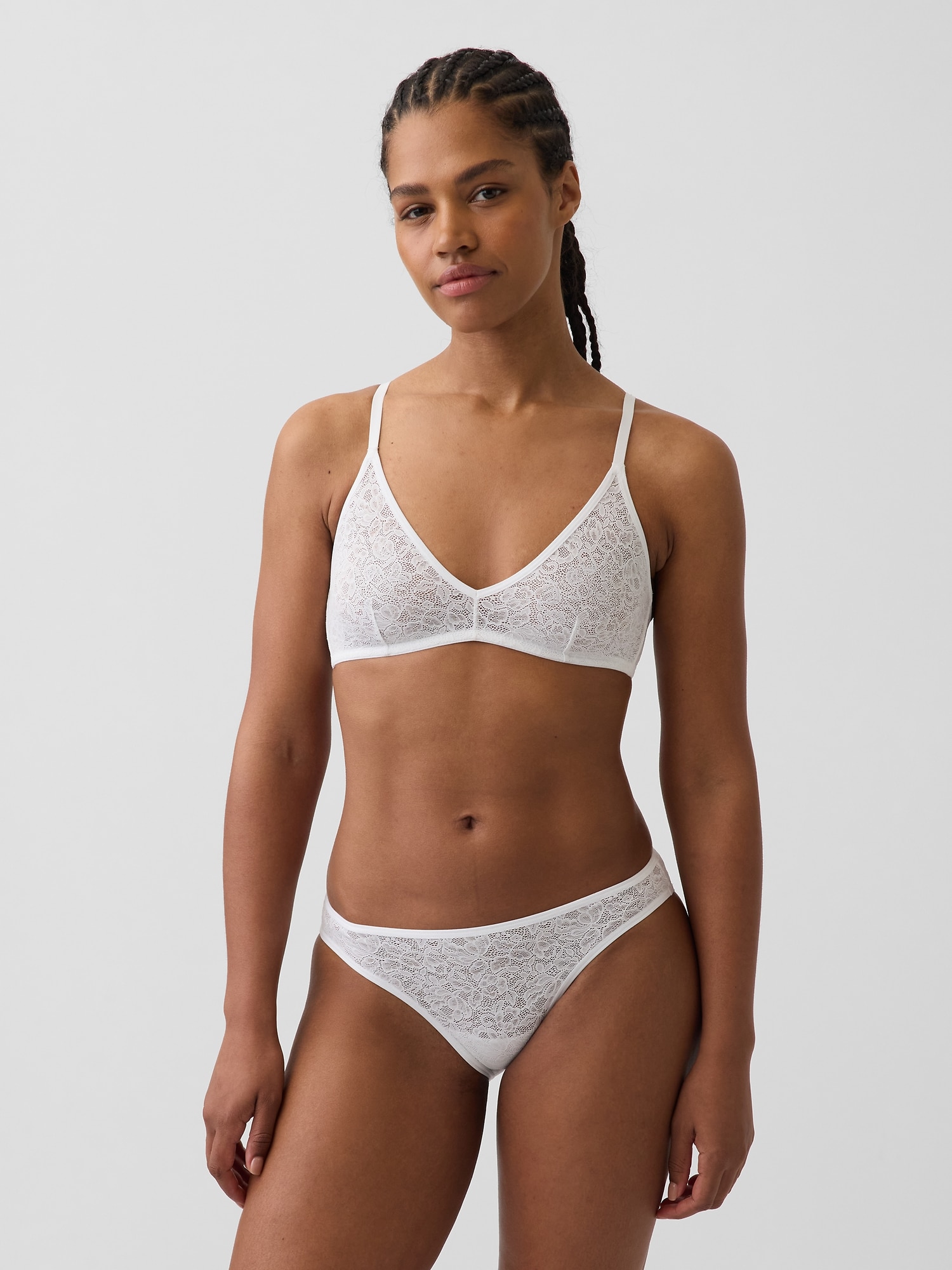 Lace Plunge Bralette