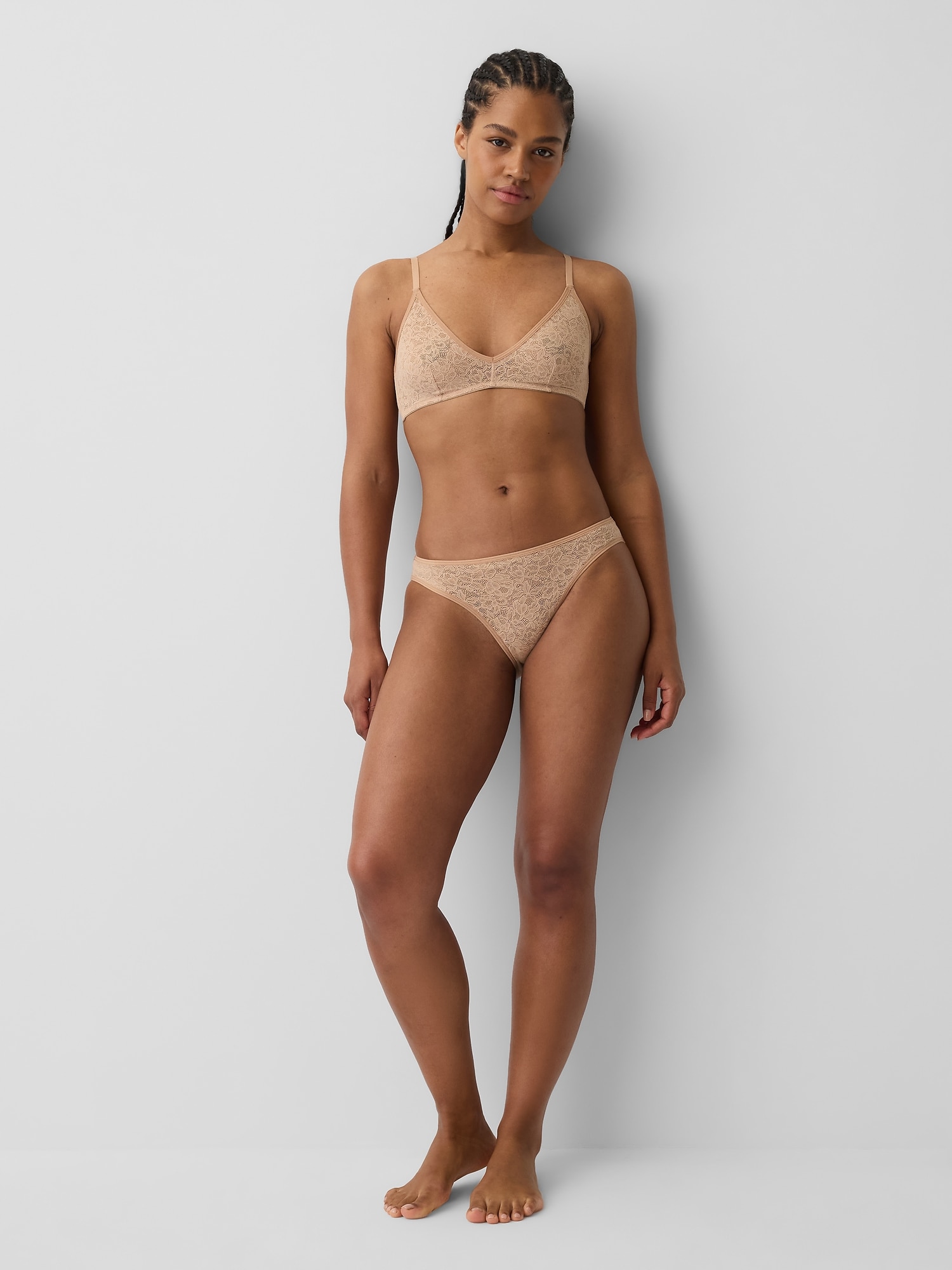 Lace Plunge Bralette