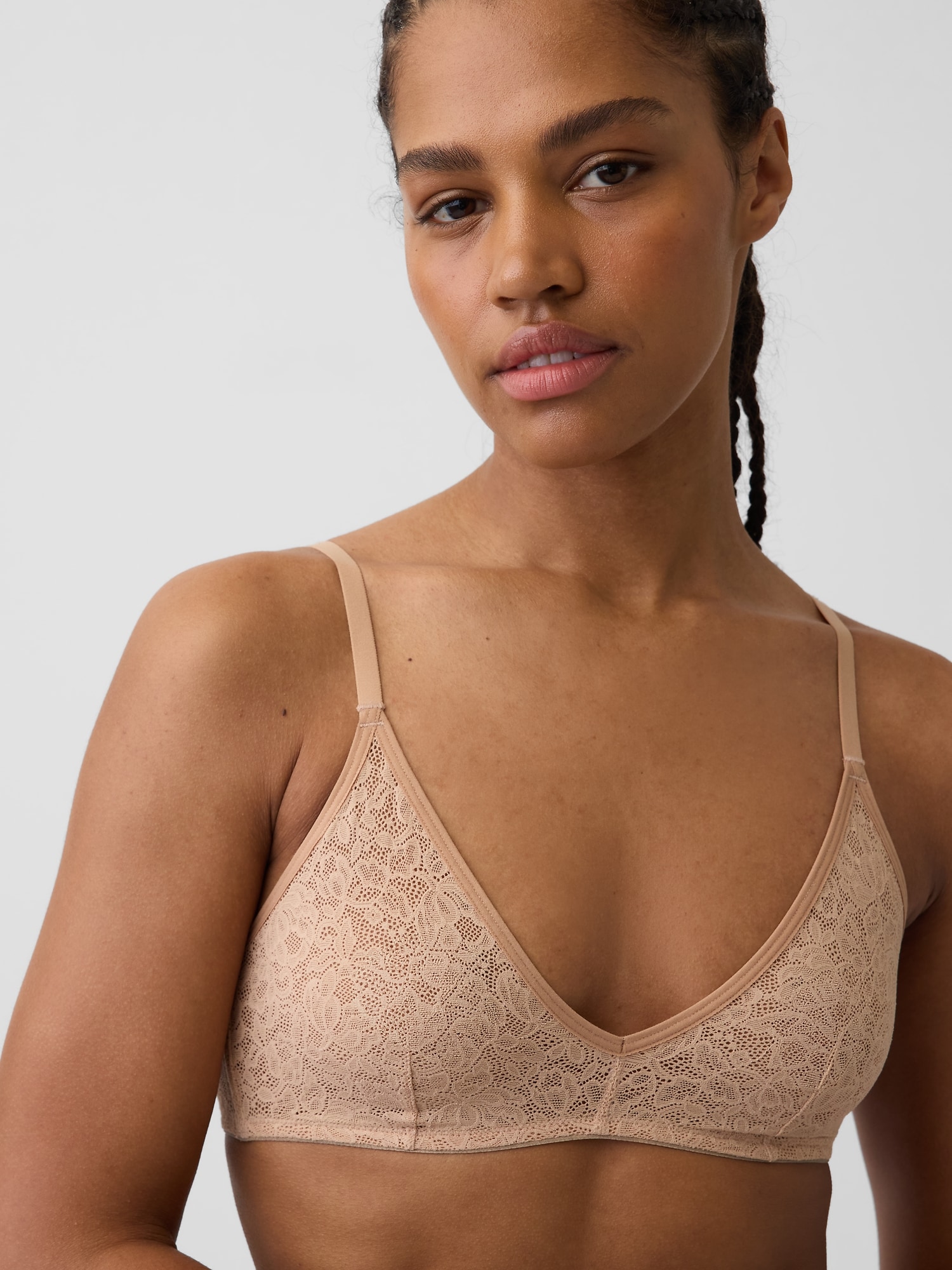 Lace Plunge Bralette