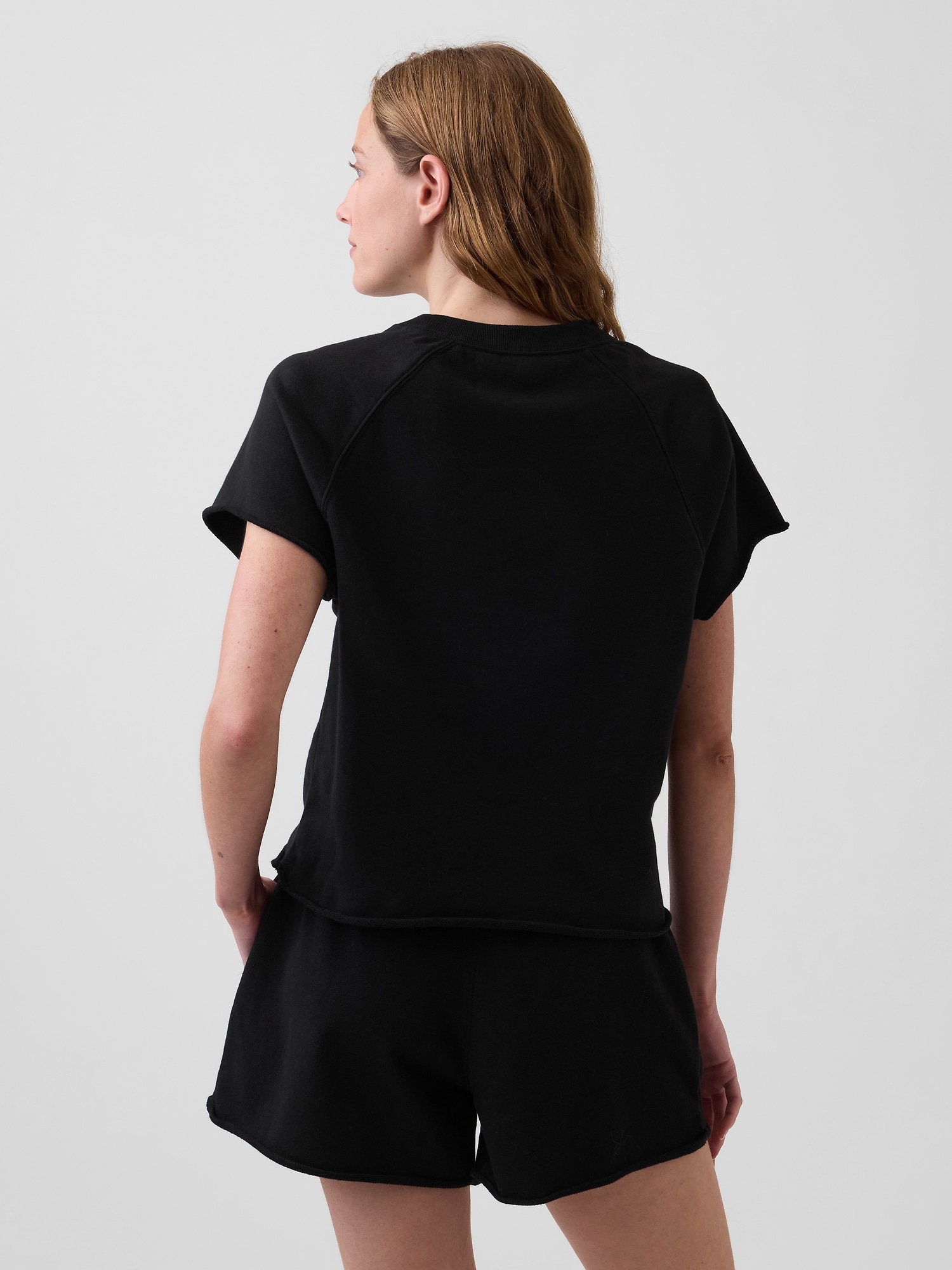 リラックスフィット フレンチテリー グラフィック Tシャツ-2