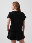 リラックスフィット フレンチテリー グラフィック Tシャツ-2