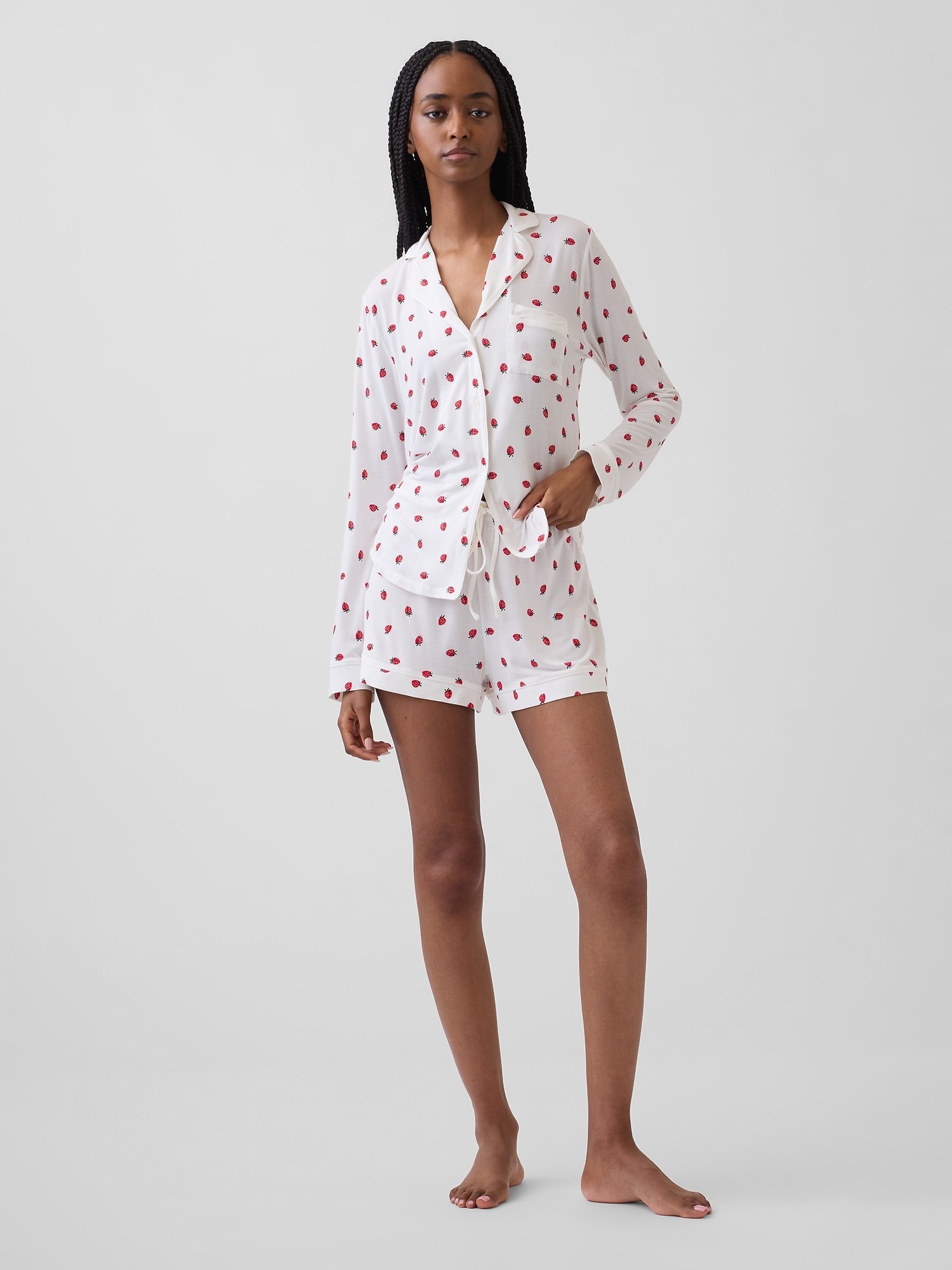 SHORT DE PYJAMA EN MODAL